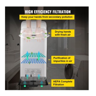 Πλαστικός Στεγνωτήρας Χεριών με Αισθητήρα Jet 2000 W 290 x 220 x 68... Πλαστικός Στεγνωτήρας Χεριών με Αισθητήρα Jet 2000 W 290 x 220 x 68...