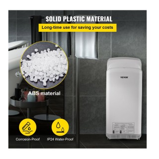 Πλαστικός Στεγνωτήρας Χεριών με Αισθητήρα Jet 2000 W 290 x 220 x 68... Πλαστικός Στεγνωτήρας Χεριών με Αισθητήρα Jet 2000 W 290 x 220 x 68...