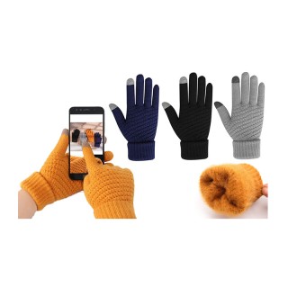 Πλεκτά Γάντια για Οθόνη Αφής Χρώματος Πορτοκαλί SPM DB7170 Πλεκτά Γάντια για Οθόνη Αφής Χρώματος Πορτοκαλί SPM DB7170