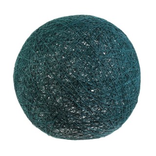 Πλεκτό Σφαιρικό Αμπαζούρ 30 cm Χρώματος Πετρόλ Home Deco Factory LA... Πλεκτό Σφαιρικό Αμπαζούρ 30 cm Χρώματος Πετρόλ Home Deco Factory LA...