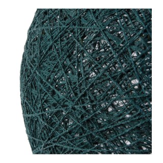 Πλεκτό Σφαιρικό Αμπαζούρ 30 cm Χρώματος Πετρόλ Home Deco Factory LA... Πλεκτό Σφαιρικό Αμπαζούρ 30 cm Χρώματος Πετρόλ Home Deco Factory LA...