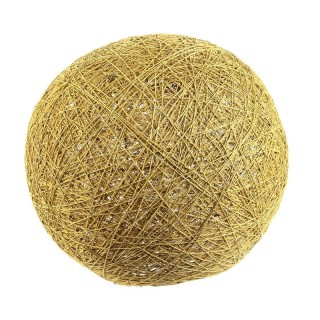 Πλεκτό Σφαιρικό Αμπαζούρ 30 cm Χρώματος Κίτρινο Home Deco Factory L... Πλεκτό Σφαιρικό Αμπαζούρ 30 cm Χρώματος Κίτρινο Home Deco Factory L...