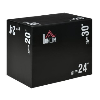 Πλειομετρικό Κουτί 3 σε 1 120 Kg 75 x 51 x 61 cm HOMCOM A93-052 Πλειομετρικό Κουτί 3 σε 1 120 Kg 75 x 51 x 61 cm HOMCOM A93-052