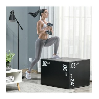 Πλειομετρικό Κουτί 3 σε 1 120 Kg 75 x 51 x 61 cm HOMCOM A93-052