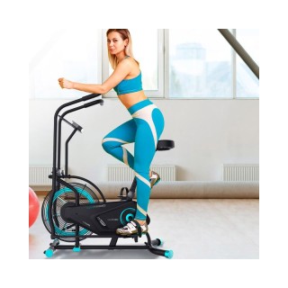 Ποδήλατο Γυμναστικής Spinning με Αντίσταση Αέρα Cecotec DrumFit Cro...