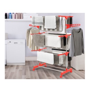 Πολυλειτουργική Απλώστρα 21 m Χρώματος Κοραλί Infinity Idomya 30090231 Πολυλειτουργική Απλώστρα 21 m Χρώματος Κοραλί Infinity Idomya 30090231