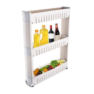 Πολυλειτουργική Τροχήλατη Ραφιέρα με 3 Ράφια 54.3 x 12.4 x 72 cm GE... Πολυλειτουργική Τροχήλατη Ραφιέρα με 3 Ράφια 54.3 x 12.4 x 72 cm GE...