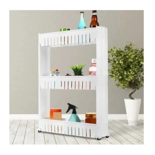 Πολυλειτουργική Τροχήλατη Ραφιέρα με 3 Ράφια 54.3 x 12.4 x 72 cm GE... Πολυλειτουργική Τροχήλατη Ραφιέρα με 3 Ράφια 54.3 x 12.4 x 72 cm GE...