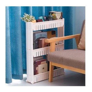 Πολυλειτουργική Τροχήλατη Ραφιέρα με 3 Ράφια 54.3 x 12.4 x 72 cm GE... Πολυλειτουργική Τροχήλατη Ραφιέρα με 3 Ράφια 54.3 x 12.4 x 72 cm GE...