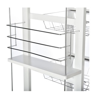 Πολυλειτουργικό Ξύλινο Τρόλεϊ Κουζίνας 83 x 47 x 37 cm HOMCOM 801-1... Πολυλειτουργικό Ξύλινο Τρόλεϊ Κουζίνας 83 x 47 x 37 cm HOMCOM 801-1...