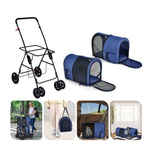 Πολυλειτουργικό Καρότσι Μεταφοράς Κατοικίδιου 4 σε 1 51 x 68 x 107 ... Πολυλειτουργικό Καρότσι Μεταφοράς Κατοικίδιου 4 σε 1 51 x 68 x 107 ...
