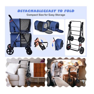 Πολυλειτουργικό Καρότσι Μεταφοράς Κατοικίδιου 4 σε 1 51 x 68 x 107 ... Πολυλειτουργικό Καρότσι Μεταφοράς Κατοικίδιου 4 σε 1 51 x 68 x 107 ...