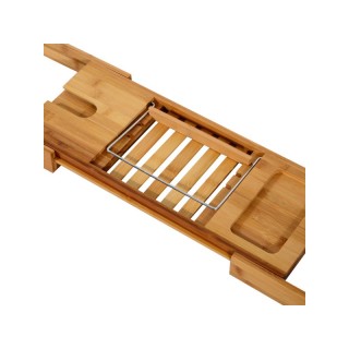 Πολυλειτουργικό Ράφι Μπανιέρας από Μπαμπού 70-105 x 22 x 5 cm HOMCO... Πολυλειτουργικό Ράφι Μπανιέρας από Μπαμπού 70-105 x 22 x 5 cm HOMCO...