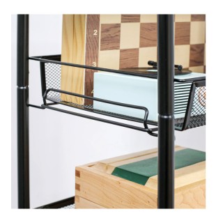 Πολυλειτουργικό Μεταλλικό Τρόλεϊ με 5 Ράφια 45 x 26.5 x 106 cm HOMC...