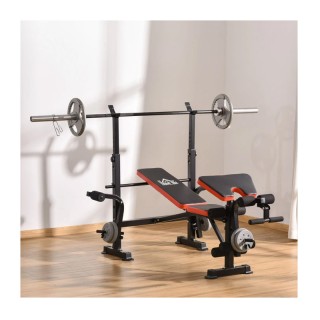 Πολυλειτουργικός Πάγκος Γυμναστικής 150 x 105 x 112 cm HOMCOM A91-0... Πολυλειτουργικός Πάγκος Γυμναστικής 150 x 105 x 112 cm HOMCOM A91-0...