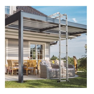 Πολυμορφική Τηλεσκοπική Σκάλα Αλουμινίου 3.7 m Costway TH10023 Πολυμορφική Τηλεσκοπική Σκάλα Αλουμινίου 3.7 m Costway TH10023