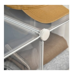 Πολυμορφική Παπουτσοθήκη με 6 Κύβους Αποθήκευσης 94.5 x 32 x 162 cm...