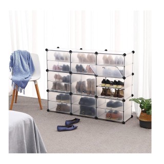 Πολυμορφική Πλαστική Παπουτσοθήκη με 9 Κύβους 123 x 31 x 93 cm Song... Πολυμορφική Πλαστική Παπουτσοθήκη με 9 Κύβους 123 x 31 x 93 cm Song...