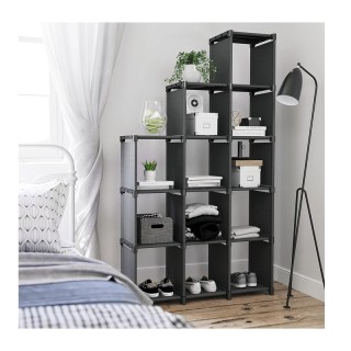 Πολυμορφική Βιβλιοθήκη με 12 Κύβους Αποθήκευσης 105 x 30 x 140 cm S... Πολυμορφική Βιβλιοθήκη με 12 Κύβους Αποθήκευσης 105 x 30 x 140 cm S...