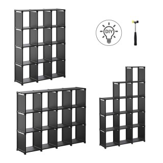 Πολυμορφική Βιβλιοθήκη με 12 Κύβους Αποθήκευσης 105 x 30 x 140 cm S... Πολυμορφική Βιβλιοθήκη με 12 Κύβους Αποθήκευσης 105 x 30 x 140 cm S...