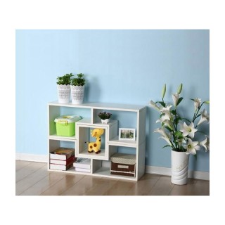 Πολυμορφική Ξύλινη Ραφιέρα 63 x 24.5 x 80 cm ModernHome WYJ-072