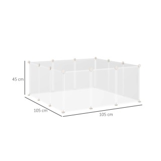 Πολυμορφικό Κλουβί - Πάρκο Εκπαίδευσης Κατοικίδιου 105 x 105 x 45 c...