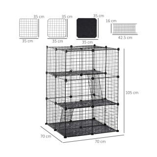 Πολυμορφικό Κλουβί - Πάρκο Εκπαίδευσης Κατοικίδιου 70 x 70 x 105 cm... Πολυμορφικό Κλουβί - Πάρκο Εκπαίδευσης Κατοικίδιου 70 x 70 x 105 cm...
