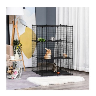 Πολυμορφικό Κλουβί - Πάρκο Εκπαίδευσης Κατοικίδιου 70 x 70 x 105 cm...