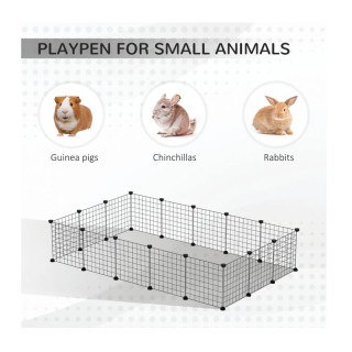 Πολυμορφικό Κλουβί - Πάρκο Εκπαίδευσης Κατοικίδιου 105 x 105 x 70 c...