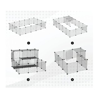 Πολυμορφικό Κλουβί - Πάρκο Εκπαίδευσης Κατοικίδιου 105 x 105 x 70 c... Πολυμορφικό Κλουβί - Πάρκο Εκπαίδευσης Κατοικίδιου 105 x 105 x 70 c...