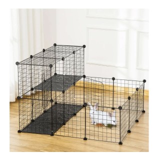 Πολυμορφικό Κλουβί - Πάρκο Εκπαίδευσης Κατοικίδιου 105 x 105 x 70 c...