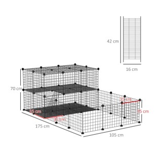 Πολυμορφικό Κλουβί - Πάρκο Εκπαίδευσης Κατοικίδιου με 33 Πάνελ 105 ... Πολυμορφικό Κλουβί - Πάρκο Εκπαίδευσης Κατοικίδιου με 33 Πάνελ 105 ...
