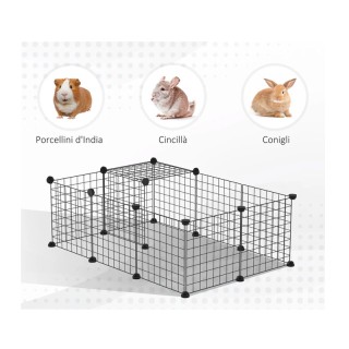 Πολυμορφικό Κλουβί - Πάρκο Εκπαίδευσης Κατοικίδιου 105 x 70 x 35 cm...