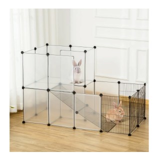 Πολυμορφικό Κλουβί - Πάρκο Κατοικίδιων 140 x 70 x 90 cm PawHut D51-259 Πολυμορφικό Κλουβί - Πάρκο Κατοικίδιων 140 x 70 x 90 cm PawHut D51-259