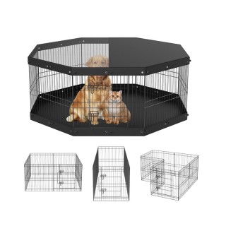 Πολυμορφικό Μεταλλικό Κλουβί - Πάρκο Εκπαίδευσης Σκύλου με 8 Πάνελ ... Πολυμορφικό Μεταλλικό Κλουβί - Πάρκο Εκπαίδευσης Σκύλου με 8 Πάνελ ...