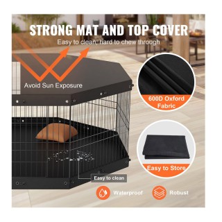 Πολυμορφικό Μεταλλικό Κλουβί - Πάρκο Εκπαίδευσης Σκύλου με 8 Πάνελ ...