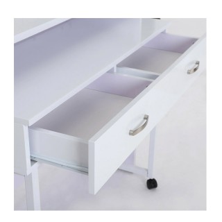 Πολυμορφικό Ξύλινο Γραφείο 100 x 36 x 88 cm HOMCOM 920-021V01WT Πολυμορφικό Ξύλινο Γραφείο 100 x 36 x 88 cm HOMCOM 920-021V01WT