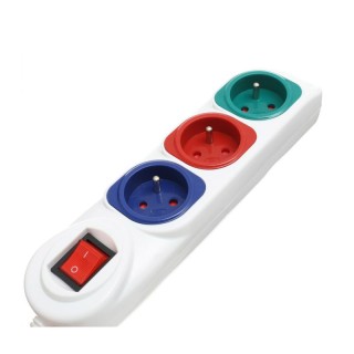 Πολύπριζο Ασφαλείας 3 Θέσεων με Καλώδιο 5 m Kraft&Dele KD-4007 Πολύπριζο Ασφαλείας 3 Θέσεων με Καλώδιο 5 m Kraft&Dele KD-4007