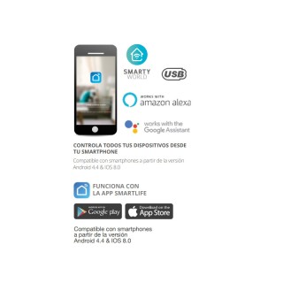 Πολύπριζο Smart Ασφαλείας 4 Θέσεων με 2 Θύρες USB και Type-C 1.5 m ... Πολύπριζο Smart Ασφαλείας 4 Θέσεων με 2 Θύρες USB και Type-C 1.5 m ...