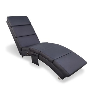 Πολυθρόνα - Ανάκλιντρο 55 x 186 x 89 cm Χρώματος Μαύρο Bakaji 02815339 Πολυθρόνα - Ανάκλιντρο 55 x 186 x 89 cm Χρώματος Μαύρο Bakaji 02815339