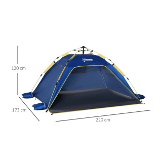 Pop Up Σκηνή Κάμπινγκ 2 Ατόμων 1000 mm 220 x 173 x 120 cm Outsunny ... Pop Up Σκηνή Κάμπινγκ 2 Ατόμων 1000 mm 220 x 173 x 120 cm Outsunny ...