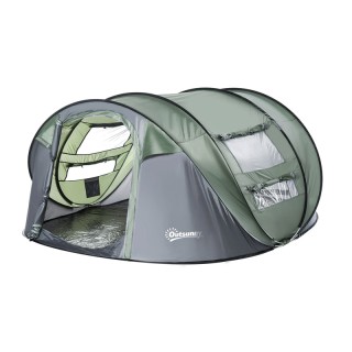 Pop Up Σκηνή Κάμπινγκ 4-5 Ατόμων 1000 mm 263.5 x 220 x 123 cm Outsu... Pop Up Σκηνή Κάμπινγκ 4-5 Ατόμων 1000 mm 263.5 x 220 x 123 cm Outsu...