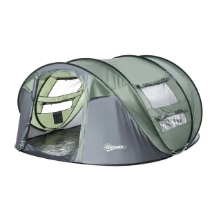 Pop-Up-Campingzelt 4-5 Personen 1000 mm 263.5 x 220 x 123 cm Außenmaß...