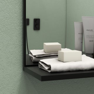 HOMCOM Μοντέρνος Καθρέφτης Μπάνιου Τοίχου με 4 Ξύλινα Ράφια, 45x15x... HOMCOM Μοντέρνος Καθρέφτης Μπάνιου Τοίχου με 4 Ξύλινα Ράφια, 45x15x...