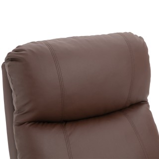 Homcom Manual Relax Πολυθρόνα με ανακλινόμενη πλάτη και υποπόδιο σε...