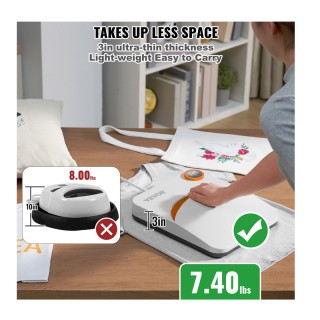 Πρέσα Θερμομεταφοράς 810 W 30 x 25 cm VEVOR BXSTHJYCD1210N9ICV2 Πρέσα Θερμομεταφοράς 810 W 30 x 25 cm VEVOR BXSTHJYCD1210N9ICV2