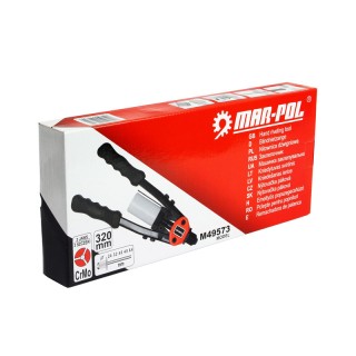 Πριτσιναδόρος Χειρός 2.4 - 6.4 mm 320 mm με 5 Κεφαλές MAR-POL M49573