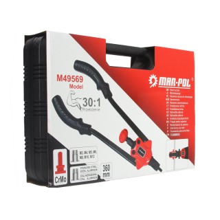 Πριτσιναδόρος Σπειρωμάτων Χειρός με 7 Μύτες M3-M12 360 mm MAR-POL M... Πριτσιναδόρος Σπειρωμάτων Χειρός με 7 Μύτες M3-M12 360 mm MAR-POL M...