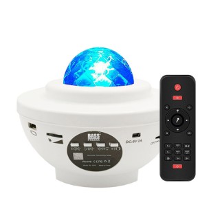 Προβολέας Αστεριών με Ηχείο Bluetooth και Τηλεχειριστήριο Bass Pols... Προβολέας Αστεριών με Ηχείο Bluetooth και Τηλεχειριστήριο Bass Pols...