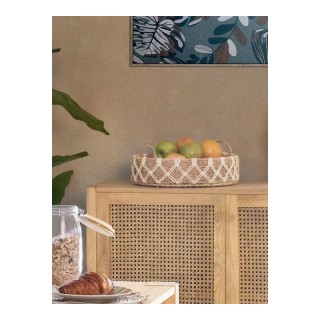 Ψάθινος Στρογγυλός Διακοσμητικός Δίσκος 38.5 x 38.5 x 15.5 cm Atmos... Ψάθινος Στρογγυλός Διακοσμητικός Δίσκος 38.5 x 38.5 x 15.5 cm Atmos...